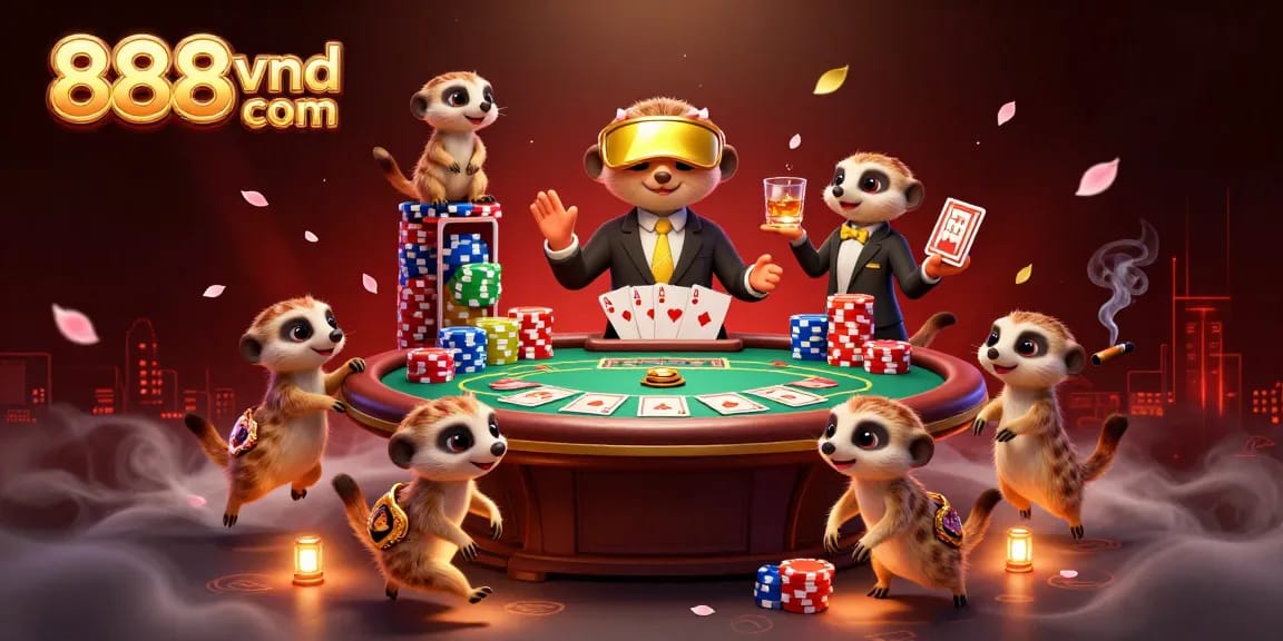 Engage in thrilling gameplay at 888vnd com with dynamic meerkat casino operations and colorful poker elements.