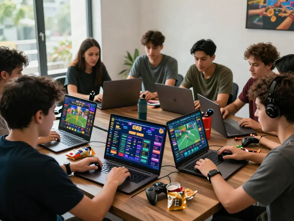Exciting online gaming scene showcasing Nhà cái UK88 with diverse players engaged in betting.