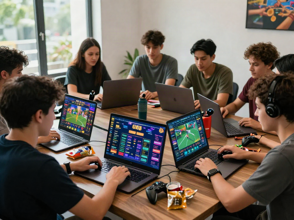 Exciting online gaming scene showcasing Nhà cái UK88 with diverse players engaged in betting.