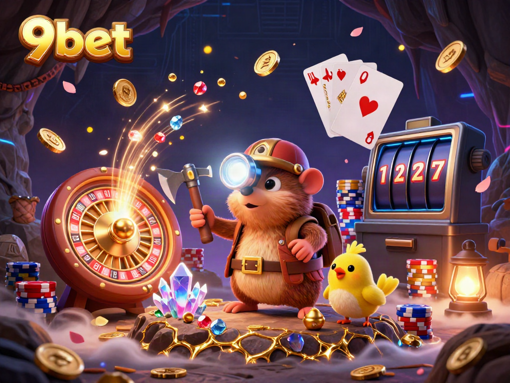 Experience thrilling wins at 9bet with immersive live casino adventures featuring treasure hunting characters.
