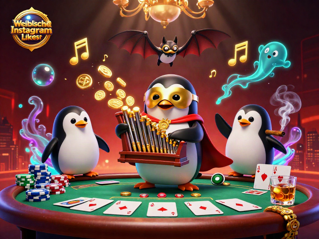 Weibliche Instagram Likes kaufen und Pokerfarbe in einem dynamischen Casinospiel erleben.
