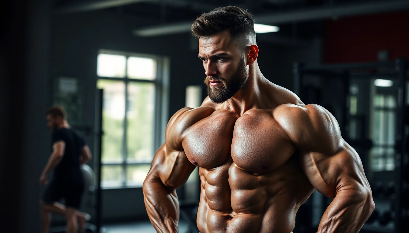 Muskelaufbau mit Unique Pharma Steroids im Fitnessstudio