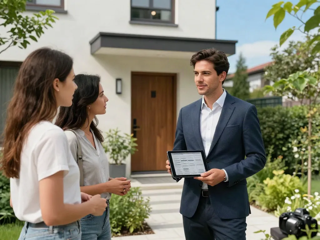 Bester Immobilienmakler Frankfurt präsentiert eine moderne Immobilie mit professionellem Immobilienmakler.