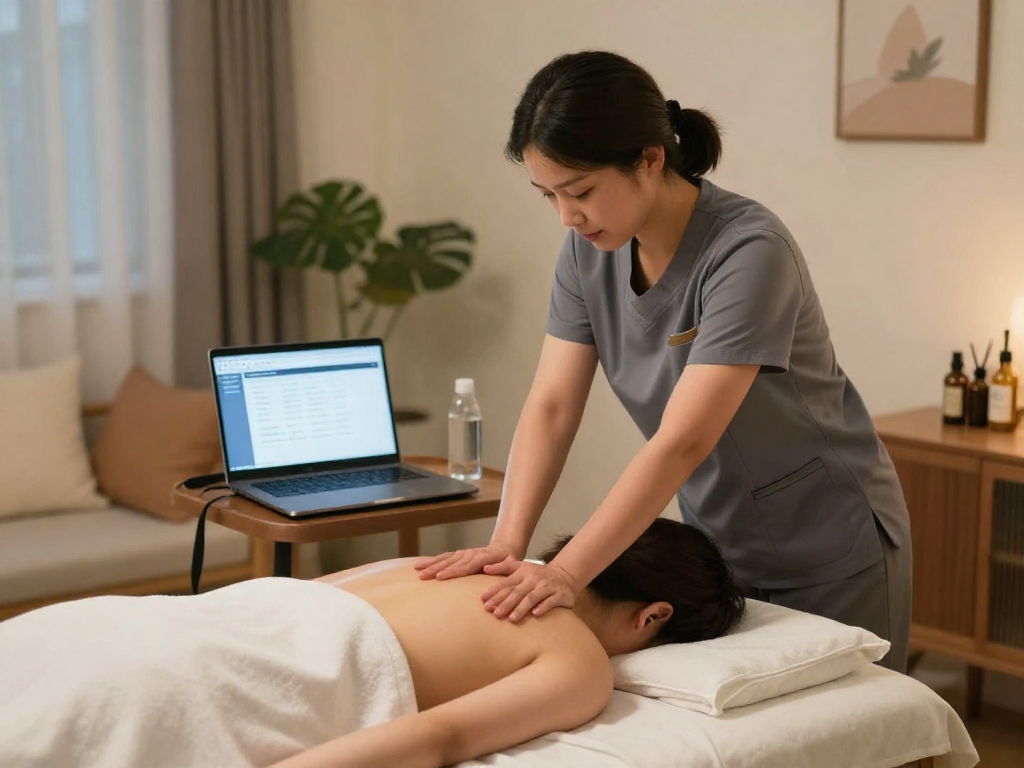 Providing premium 노원출장마사지 in a serene home environment, showcasing relaxation and professionalism.