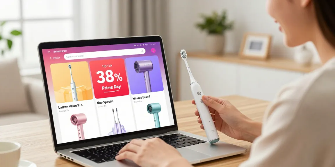 Entdecken Sie Laifen Deutschland: Attraktive Prime Day Sale Angebote für elektrische Zahnbürsten und Haartrockner.
