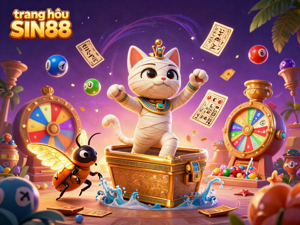 Engage in dynamic games at trang chủ SIN88 with vibrant 3D casino graphics showcasing rich gaming experiences.