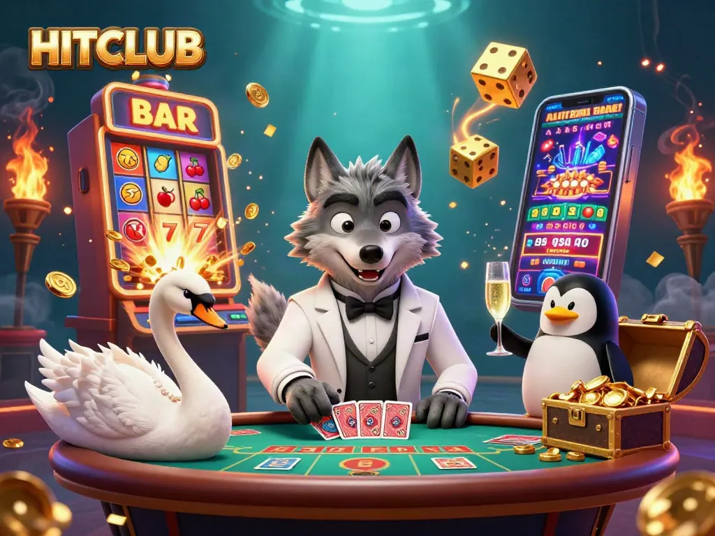 Experience the thrilling games at HITCLUB with rich visuals of jackpots and live casino action.