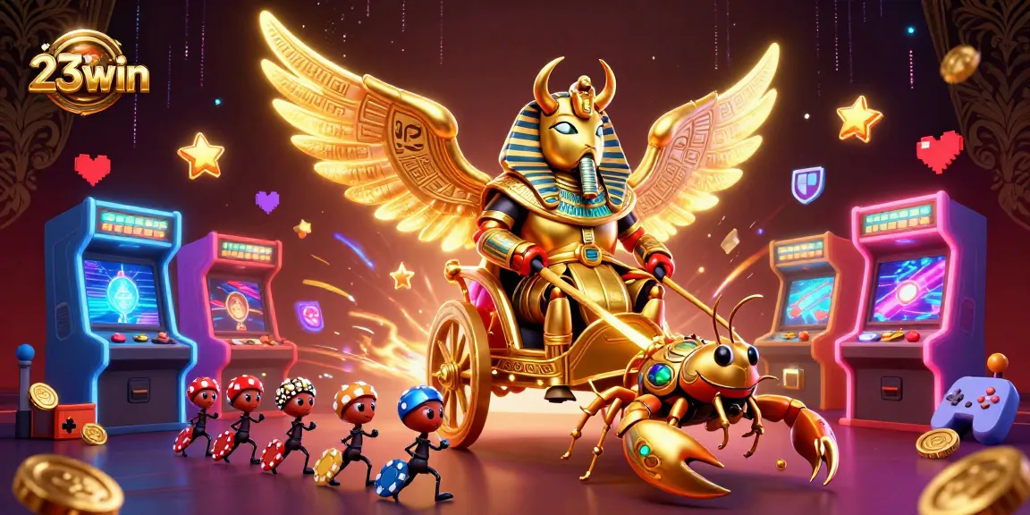 Experience thrilling gameplay at 23win with 3D adventures featuring vibrant casino elements.