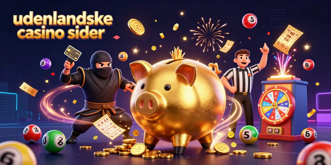 Engage with udenlandske casino sider as a golden piggy bank sumo wrestler sparks a winning atmosphere in a lively casino scene.