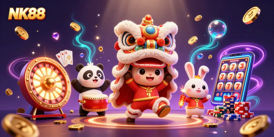 Engage with vibrant NK88 casino games featuring lively characters, dynamic gameplay, and stunning visual elements.