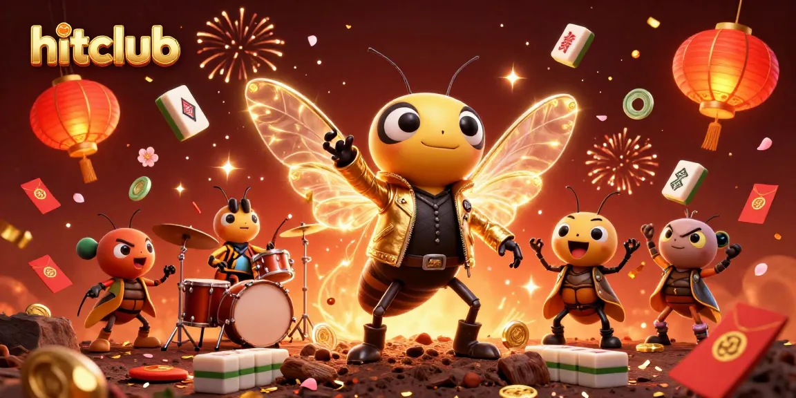 Hitclub showcases an energetic 3D casino scene with dynamic characters and vibrant elements for gamblers.