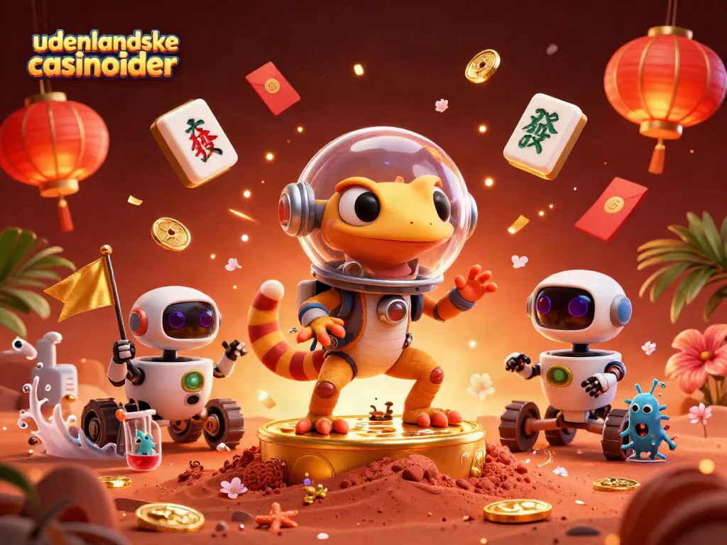 Celebrate wins on udenlandske casino sider with a vibrant 3D Martian scene full of energy and excitement.