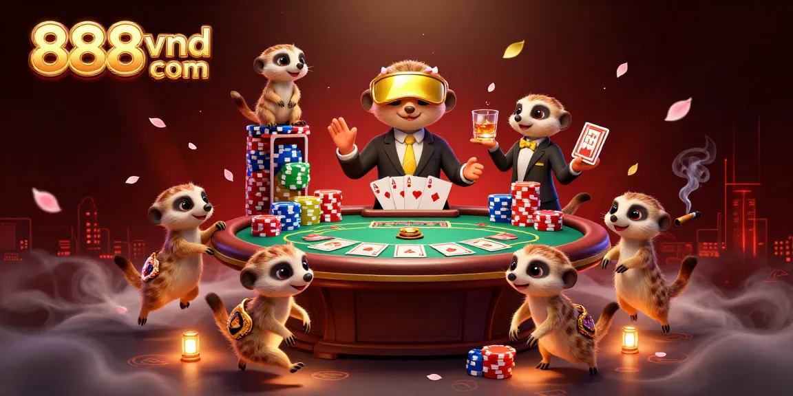 Engage in thrilling gameplay at 888vnd com with dynamic meerkat casino operations and colorful poker elements.