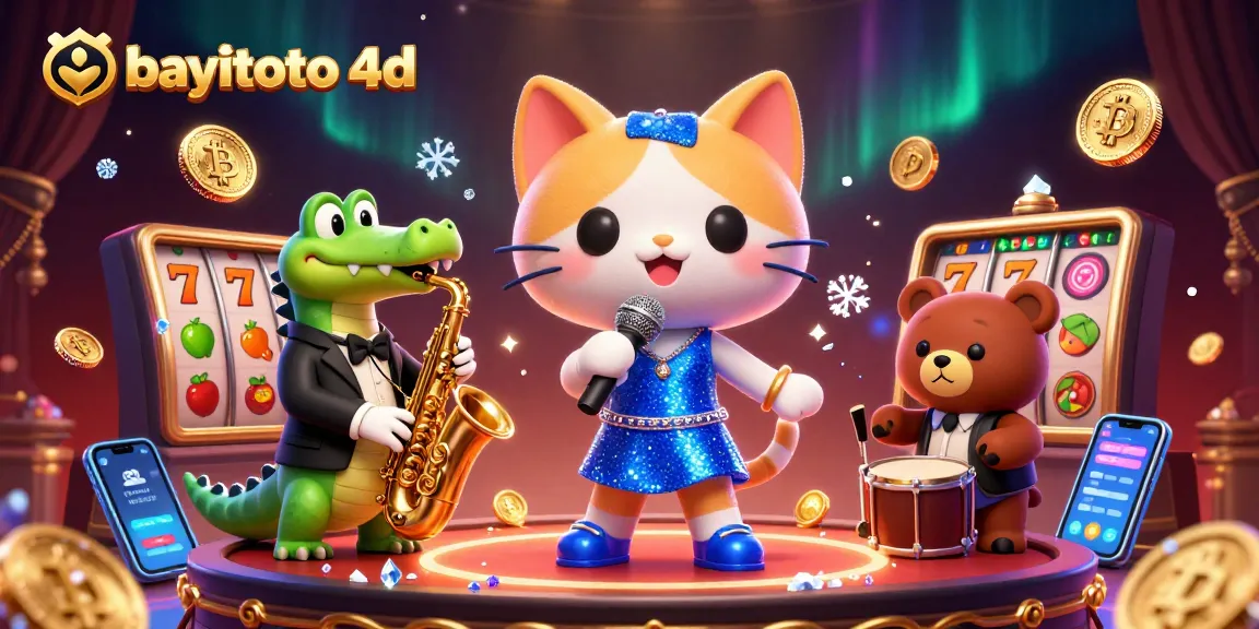 Experience bayitoto 4d slot games with vibrant characters and dazzling casino elements.